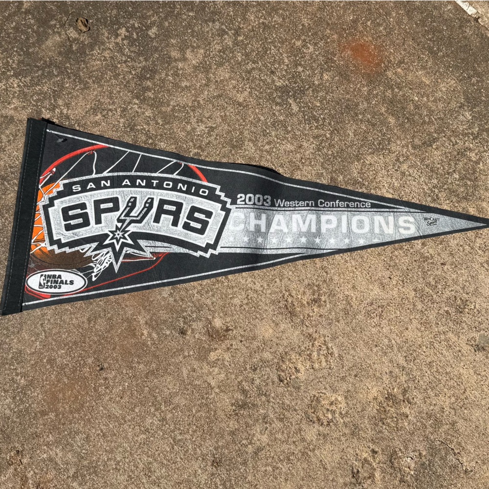 San Antonio Spurs 2003 Champions Pennant